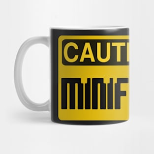 Caution Minifigs Sign Mug